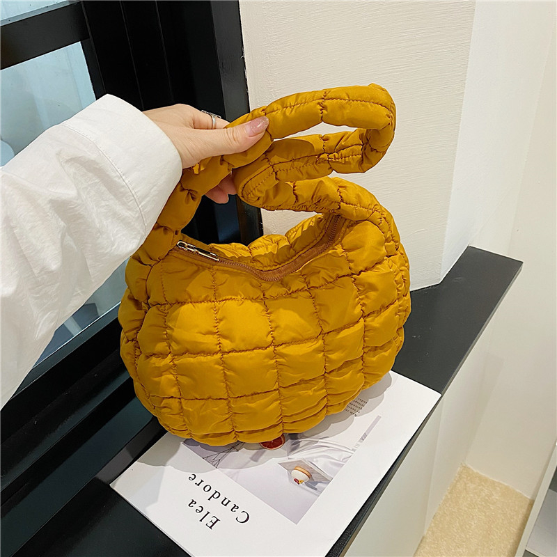 Torba ispod pazuha u street stilu, najlon, Cloud Pack, oblik dumpling, zatvaranje zatvaračem