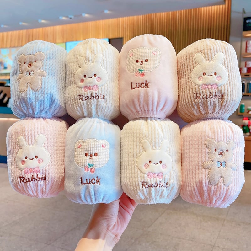 Gyerekeknek szóló flanel ujjvédők – szennyeződés elleni, őszi-téli, 1–8 éves korosztály