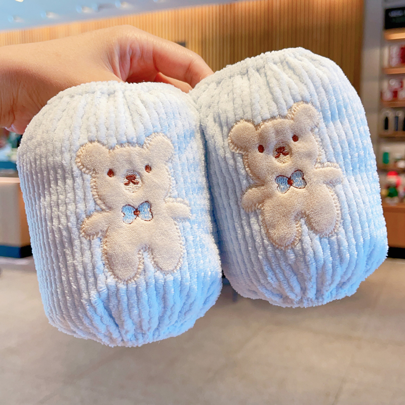 Gyerekeknek szóló flanel ujjvédők – szennyeződés elleni, őszi-téli, 1–8 éves korosztály