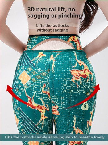 Plus-size ženske zimske hlače od svile-pamuka s fleece podstavom, debele i tople, visokim strukom, laskaju siluetu