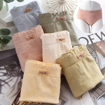 Sieviešu bezšuvju apakšveļa ar vidējo jostu no neilona, elpojoša, ziedu raksts, starpslāņa odai Mulberry zīds