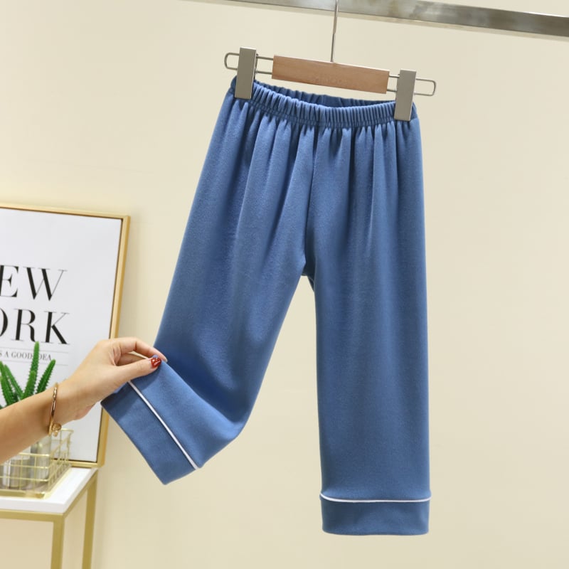 Vaikų platus šiltos kelnės su fliso pamušalu, unisex, De Velvet audinys, 89% akrilas, žiemai, 3–8 metai