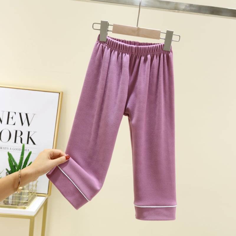 Vaikų platus šiltos kelnės su fliso pamušalu, unisex, De Velvet audinys, 89% akrilas, žiemai, 3–8 metai