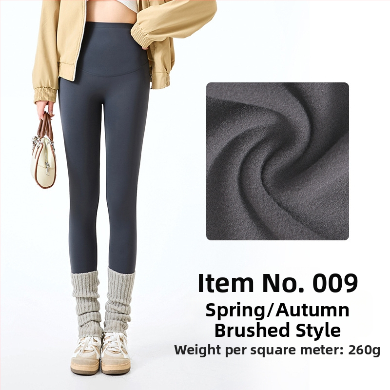 Colanți de fitness Shark Skin, Nylon-Spandex, lungime 9/10, croială strânsă, model 3D