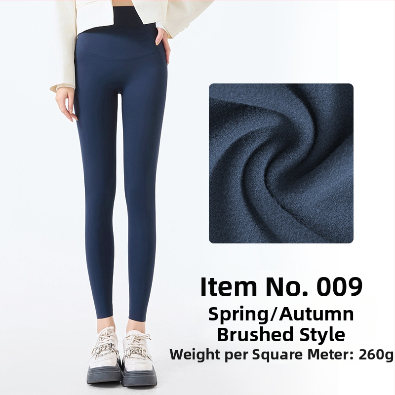 Colanți de fitness Shark Skin, Nylon-Spandex, lungime 9/10, croială strânsă, model 3D