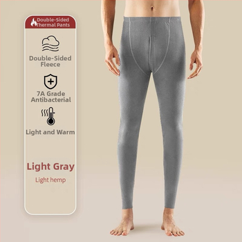 Colanți termici pentru bază, bărbați, din poliester, cu două straturi, căptușiți cu velur, fără cusături, 18-40 ani