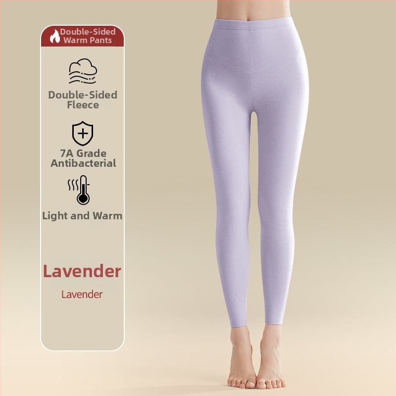 Colanți termici pentru bază, bărbați, din poliester, cu două straturi, căptușiți cu velur, fără cusături, 18-40 ani