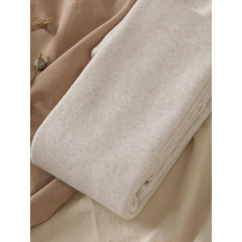 Colanți din bumbac, căptușiți cu fleece, talie înaltă, efect 3D de ridicare a feselor