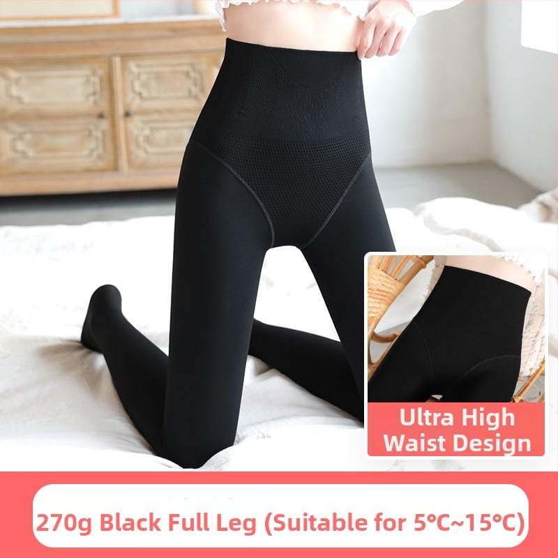 Pantaloni termici all-in-one cu căptușeală de fleece, amestec nylon-spandex 80–90%, groși și calzi, elasticitate ridicată