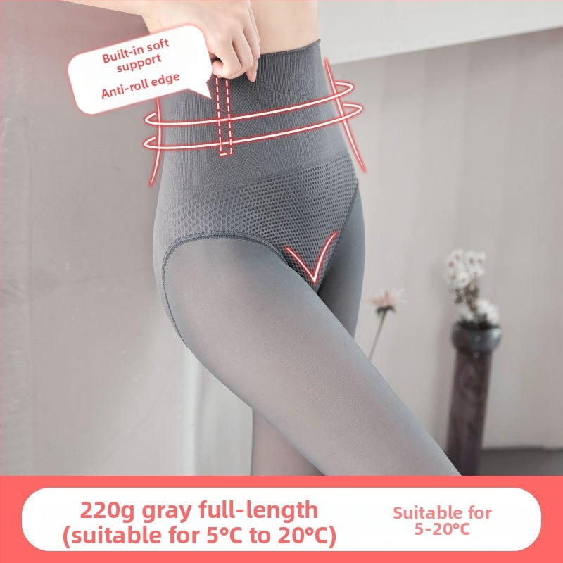 Pantaloni termici all-in-one cu căptușeală de fleece, amestec nylon-spandex 80–90%, groși și calzi, elasticitate ridicată