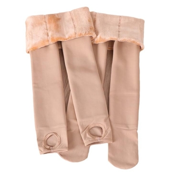 Colanți din bumbac antibacterieni pentru dans, cu picioare, model unic, țesătură solidă, căptușeală velur, pentru copii 7–12 ani