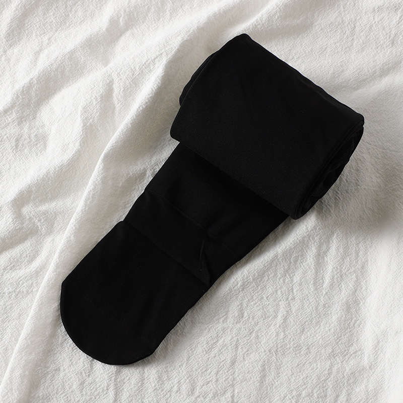 Colanți din bumbac antibacterieni pentru dans, cu picioare, model unic, țesătură solidă, căptușeală velur, pentru copii 7–12 ani