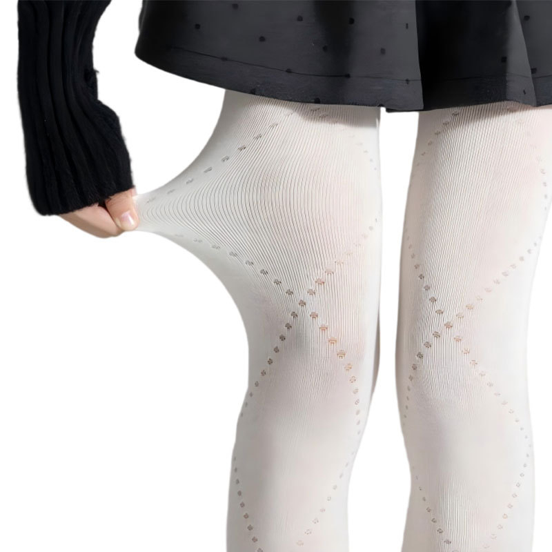 Pamut harisnyanadrág közepes vastagságú, lélegző, nedvszívó, karcsúsító hatású, egyszínű