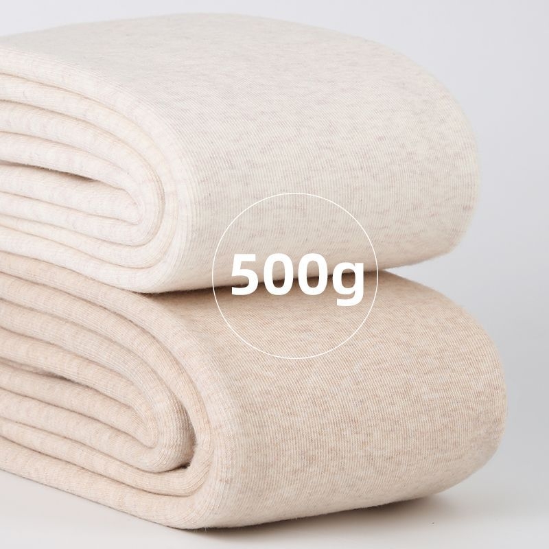 Ženske debele tajice s fleece podstavom od 500 g, ribasta tekstura, visokim strukom, toplo za jesen-zimu, duljina tri četvrtine, bez naboravanja