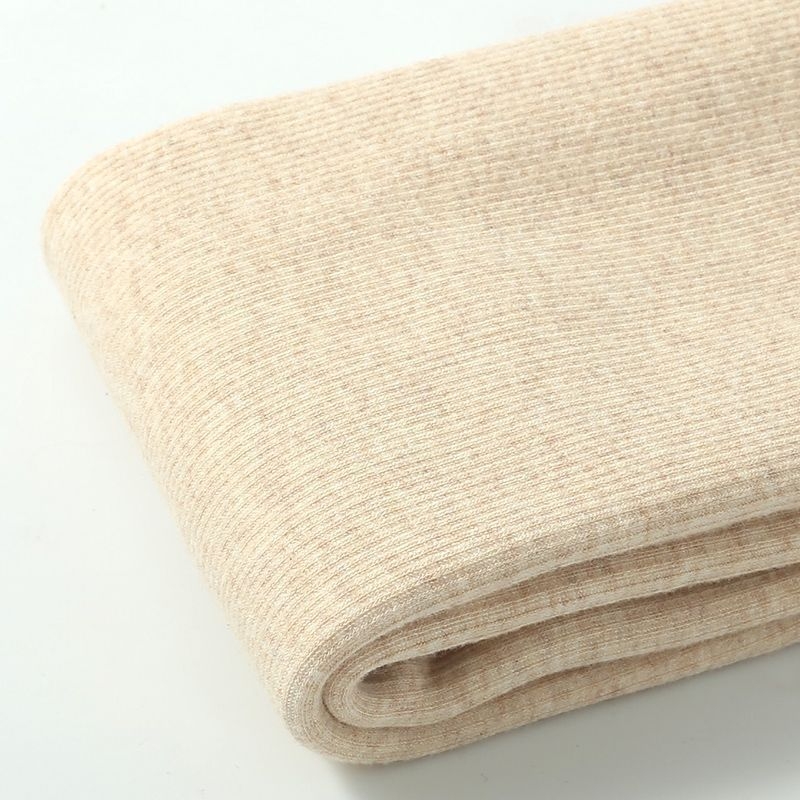Ženske debele tajice s fleece podstavom od 500 g, ribasta tekstura, visokim strukom, toplo za jesen-zimu, duljina tri četvrtine, bez naboravanja