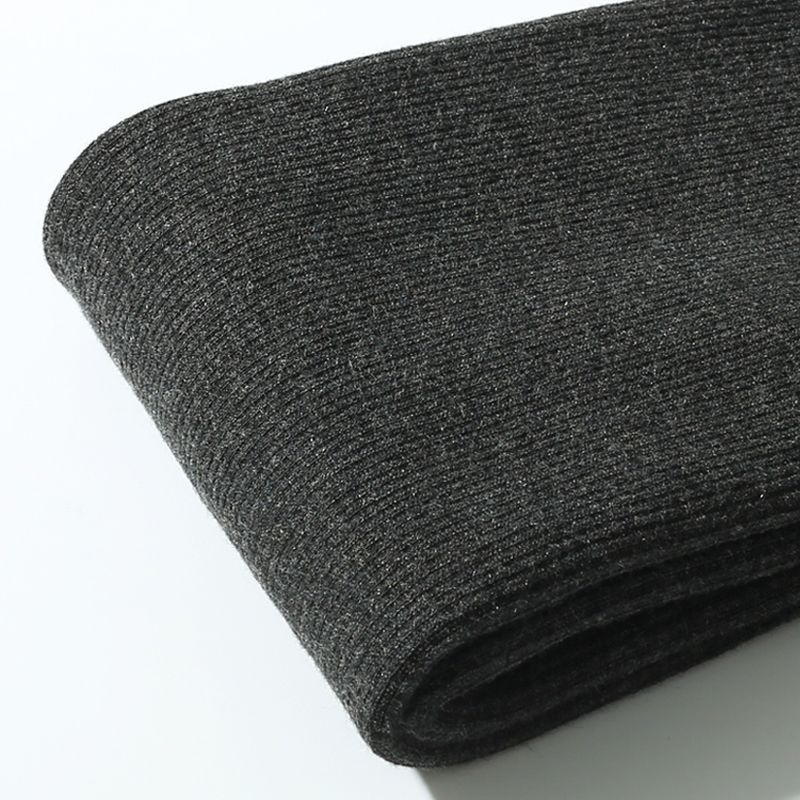 Ženske debele tajice s fleece podstavom od 500 g, ribasta tekstura, visokim strukom, toplo za jesen-zimu, duljina tri četvrtine, bez naboravanja