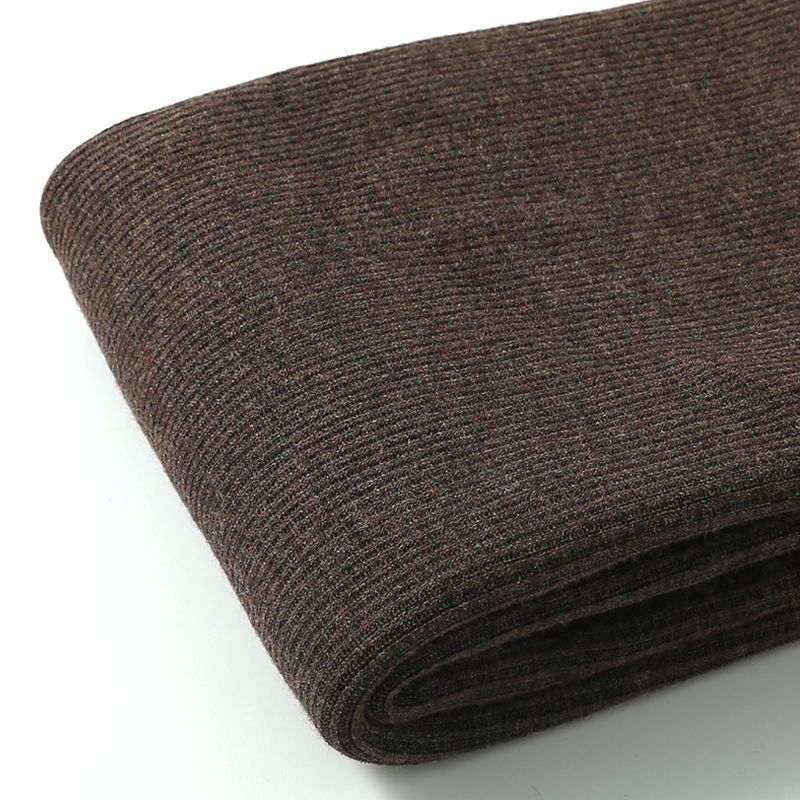 Ženske debele tajice s fleece podstavom od 500 g, ribasta tekstura, visokim strukom, toplo za jesen-zimu, duljina tri četvrtine, bez naboravanja