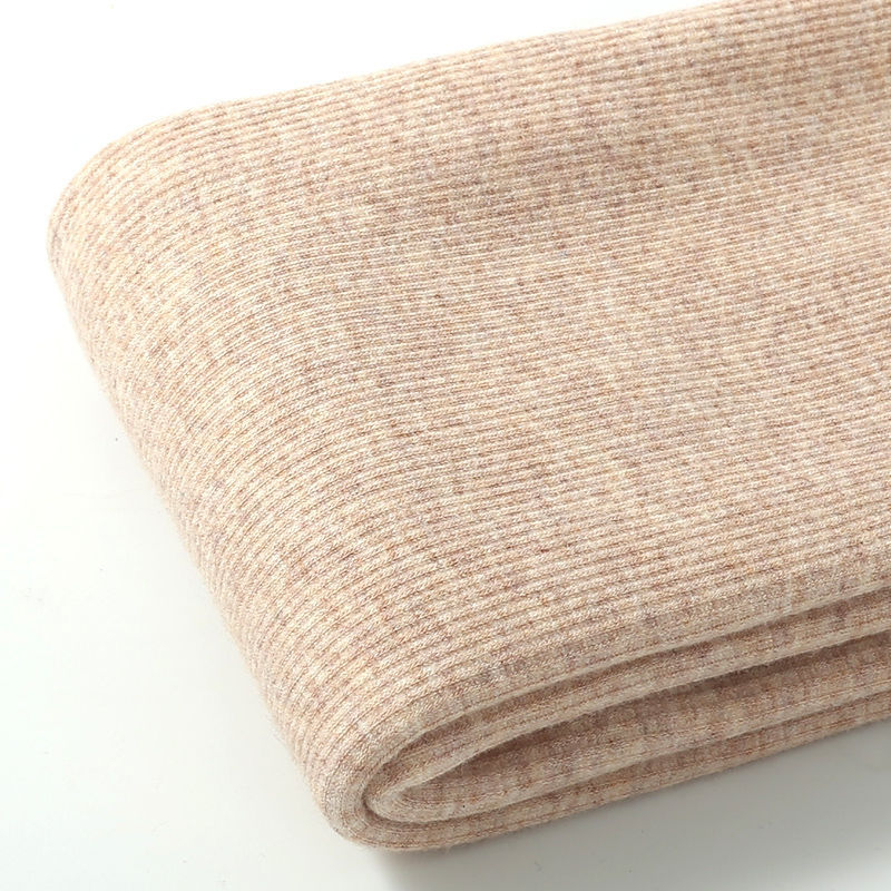 Ženske debele tajice s fleece podstavom od 500 g, ribasta tekstura, visokim strukom, toplo za jesen-zimu, duljina tri četvrtine, bez naboravanja