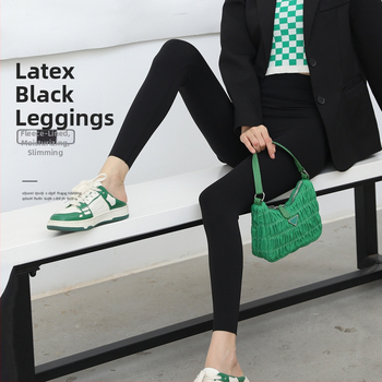 Colanți damă din nailon cu spandex, lungime gleznă, căptuți cu fleece pentru căldură, elasticitate ridicată