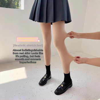 Colanți din catifea, o singură piesă, căptușeală fleece, dublu strat, calzi, Nylon/Spandex, toamnă-iarnă 2025