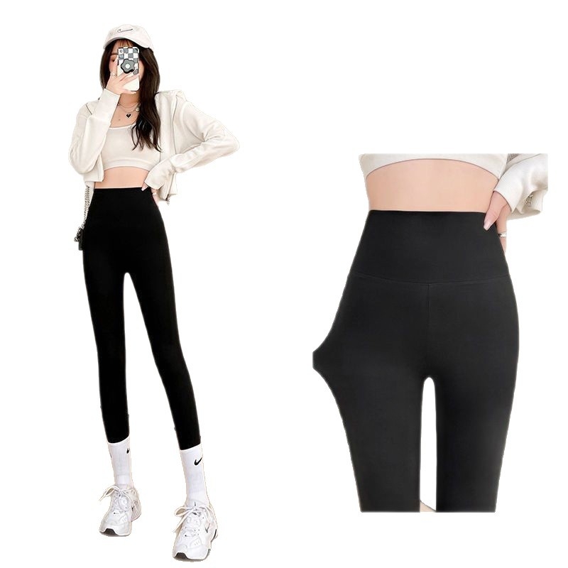 Γυναικείες παντελόνες τύπου καρχαρία για γιόγκα και άθληση, με βελούδινο εσωτερικό, ζεστά και άνετη γραμμή (Chenille; Spandex; μήκος καπρί; χαλαρή γραμμή)