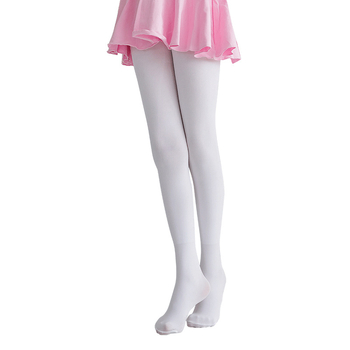 Παιδικές χορευτικές καλσόν με παχύ στρώμα για φθινοπωρινό-χειμερινό, νάιλον ύφασμα, για ηλικίες 7–12 ετών