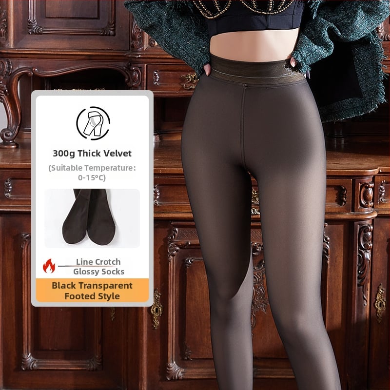 Pantaloni de maternitate all-in-one, groși, fibre de poliester, elasticitate ridicată, toamnă 2024