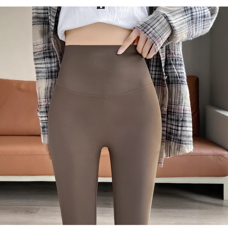 Shark stil legginse visokog struka, podizanje stražnjice, fleece podstava, za jogu, za proljeće, jesen i zimu