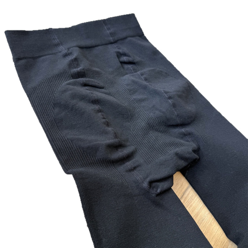 Ženske kompresijske hulahice s fleece podstavom, 230 g, srednje debljine, tople, oblikovanje trbuha, japanski stil