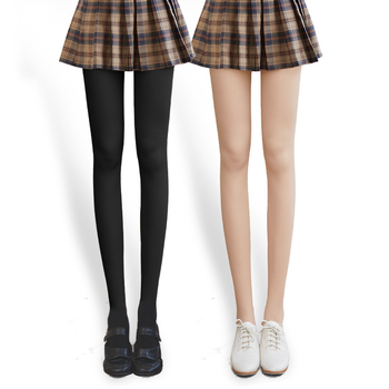 Najlon čarape za dizanje stražnjice, oblikovanje, s flisom za toplinu, jednobojne