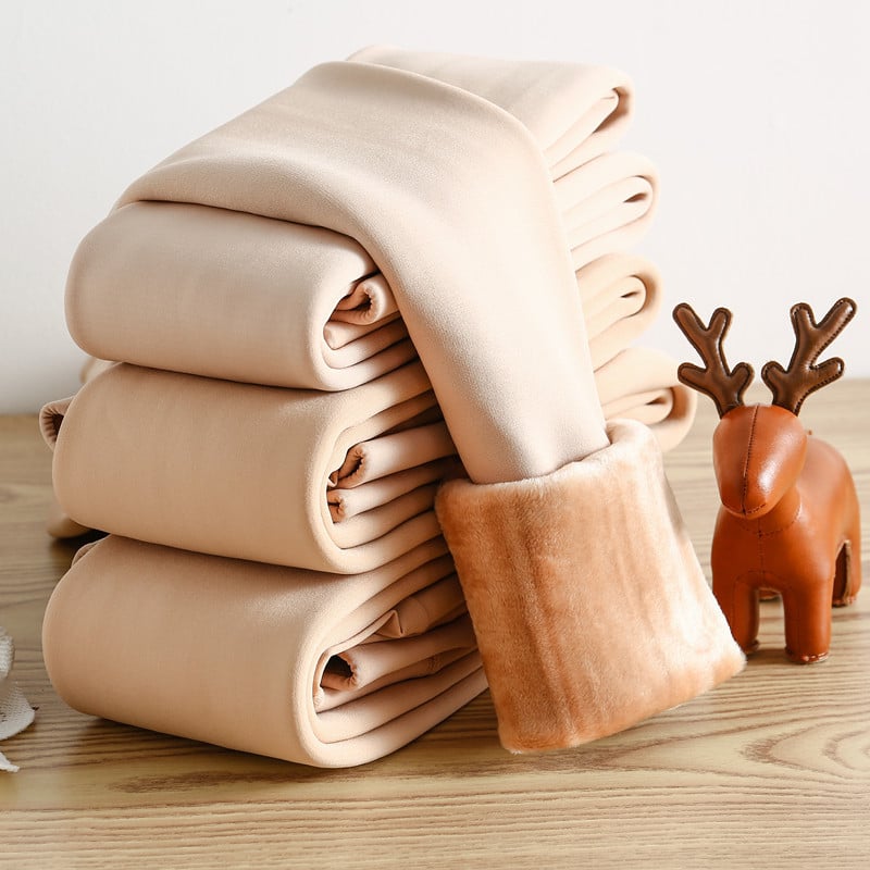 Colanți din nailon cu fleece, elastan, pentru toamnă-iarna, extra groși, stil coreean, lungime integrală