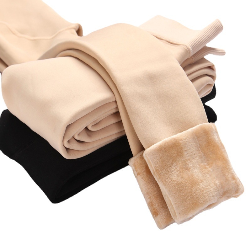 Colanți din nailon cu fleece, elastan, pentru toamnă-iarna, extra groși, stil coreean, lungime integrală