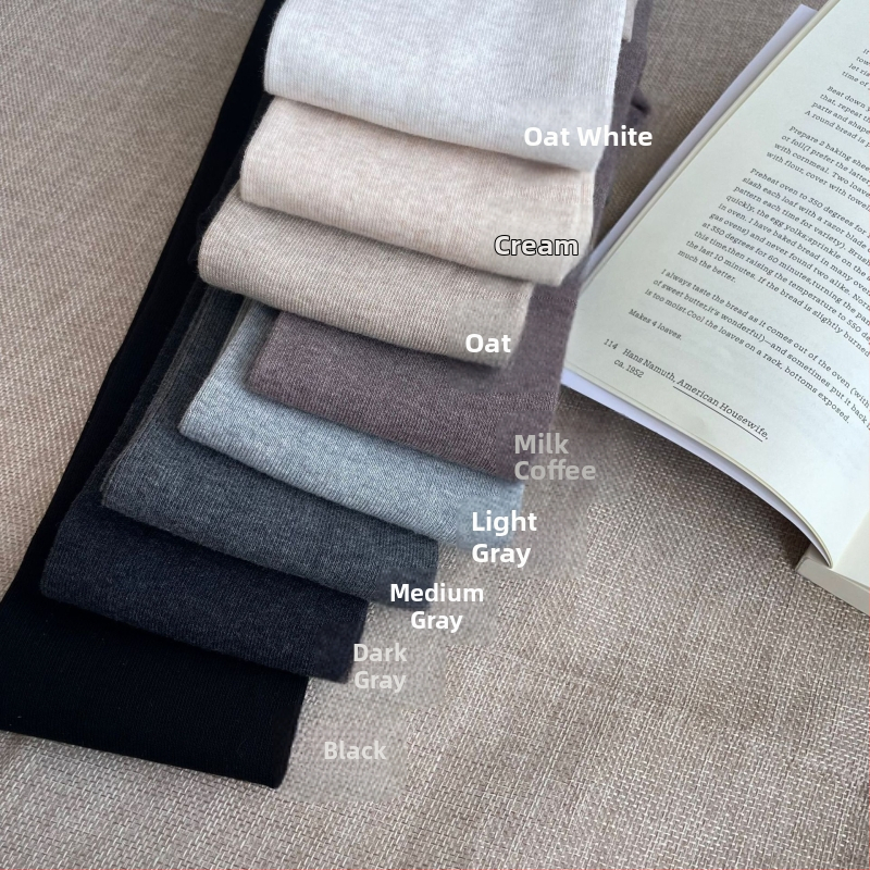 Debeli pamučni legging s visokim pojasom, ribasta tekstura i fleece podstava, vertikalne pruge, za jesen i zimu