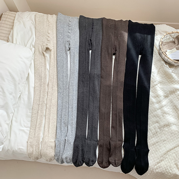 Γυναικείες καλσόν ιαπωνικού στυλ με κάθετες ρίγες, μαλλί, μεσαίας πυκνότητας, αναπνέουσες (Υλικό: μαλλί; Σχέδιο: κάθετες ρίγες; Πυκνότητα: μεσαία; Στυλ: ιαπωνικό)