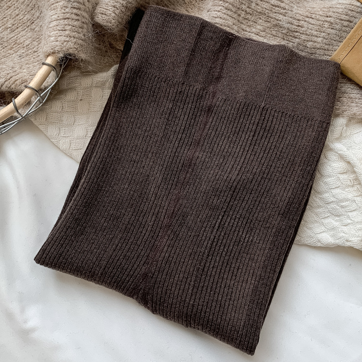 Γυναικείες καλσόν ιαπωνικού στυλ με κάθετες ρίγες, μαλλί, μεσαίας πυκνότητας, αναπνέουσες (Υλικό: μαλλί; Σχέδιο: κάθετες ρίγες; Πυκνότητα: μεσαία; Στυλ: ιαπωνικό)