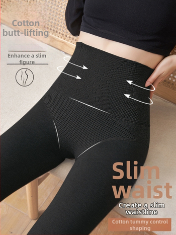 Sieviešu flīsa iekšējā pildījuma legingi ziemai, biezs un silts, augsta vidukļa kontrole vēderam, aizvērta kāja, poliestera–viskozes maisījums, augsta elastība