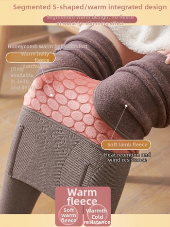 Sieviešu flīsa iekšējā pildījuma legingi ziemai, biezs un silts, augsta vidukļa kontrole vēderam, aizvērta kāja, poliestera–viskozes maisījums, augsta elastība