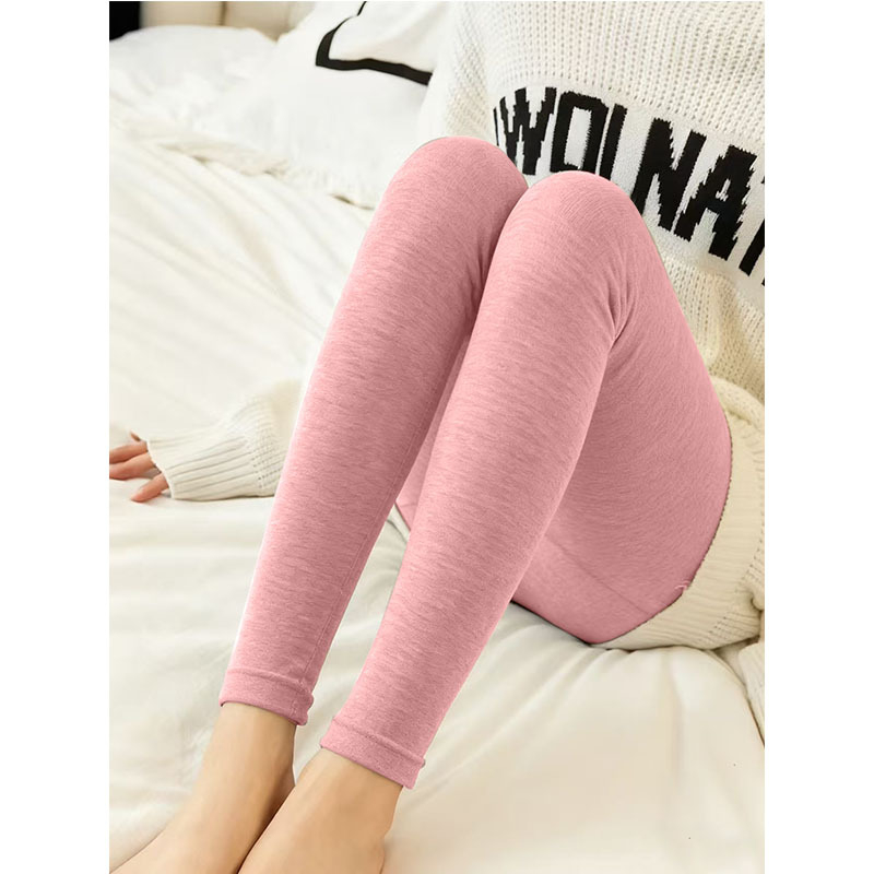 Sieviešu termo legingi ar velūru, bezšuvju, viduklis vidējā augstumā, šaurs piegriezums, silts iekšējais oderējums