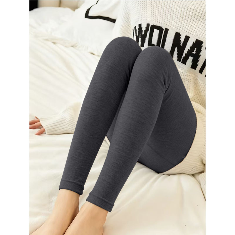 Sieviešu termo legingi ar velūru, bezšuvju, viduklis vidējā augstumā, šaurs piegriezums, silts iekšējais oderējums