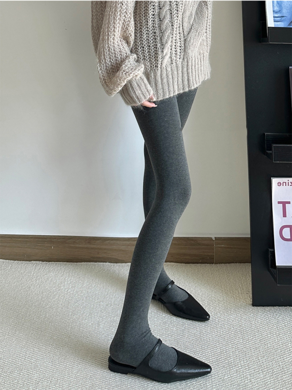 Γυναικείες καλσόν από νάιλον, κορεατικού στυλ, παχυνμένα, αόρατα, αντιτριβικά