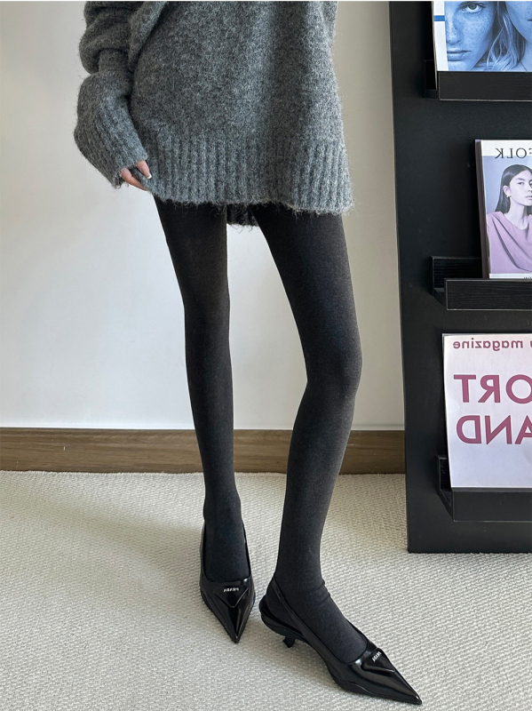 Γυναικείες καλσόν από νάιλον, κορεατικού στυλ, παχυνμένα, αόρατα, αντιτριβικά