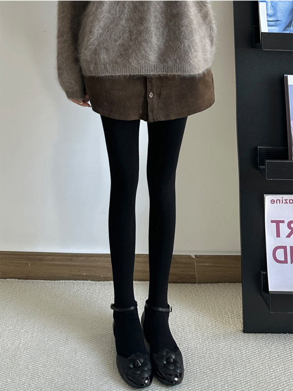 Γυναικείες καλσόν από νάιλον, κορεατικού στυλ, παχυνμένα, αόρατα, αντιτριβικά