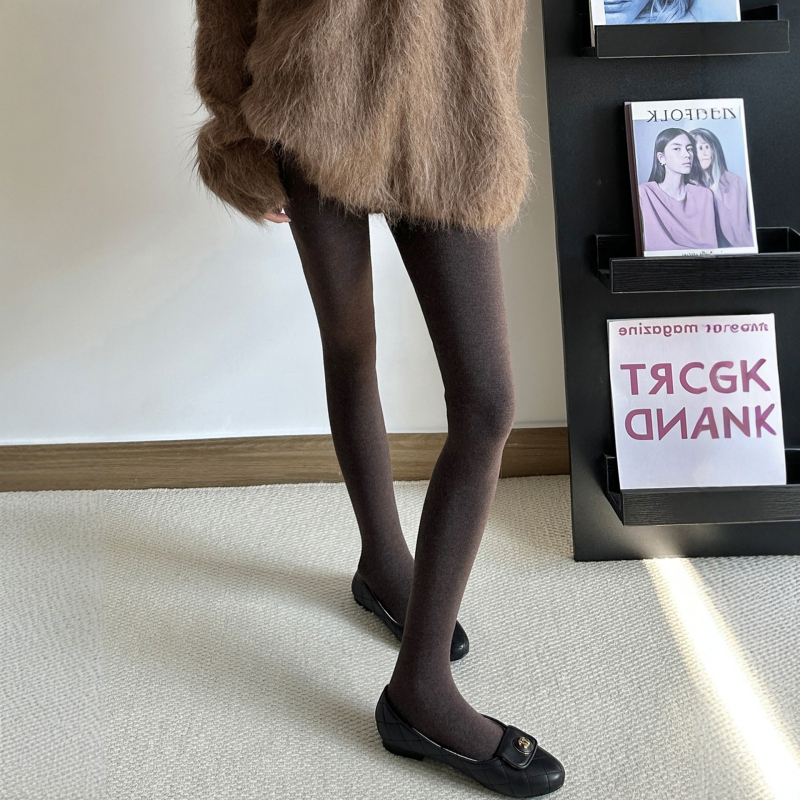 Γυναικείες καλσόν από νάιλον, κορεατικού στυλ, παχυνμένα, αόρατα, αντιτριβικά