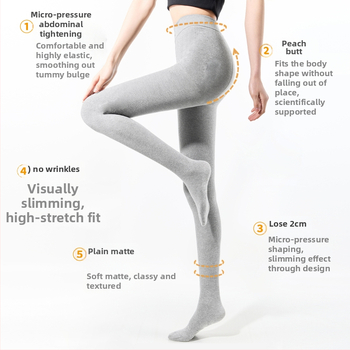 Kokvilnas legingi ar flīsa iekšējo odari, sievietēm, sēžamvietas pacelšana, biezs, ar kājām