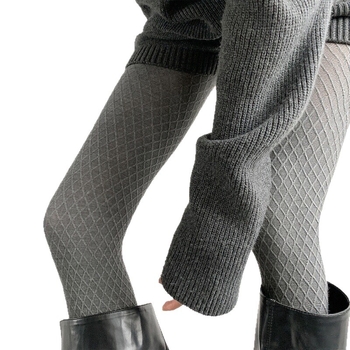 Sieviešu kokvilnas zeķubikses rudens–ziemas sezonai, sēžamvietas pacelšana un siluetes veidošana, plānas, ar kājām, raksts: vienkrāsains vai svītrainas