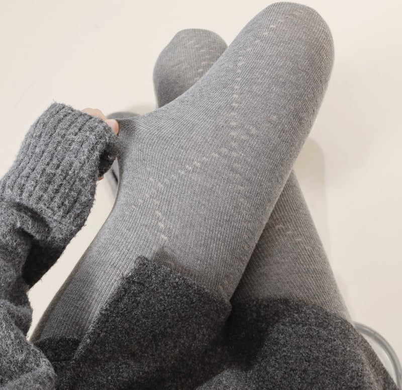 Kokvilnas siltas zeķtērpi