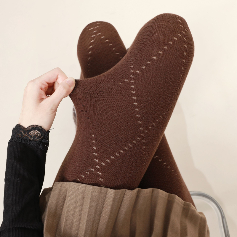 Kokvilnas siltas zeķtērpi