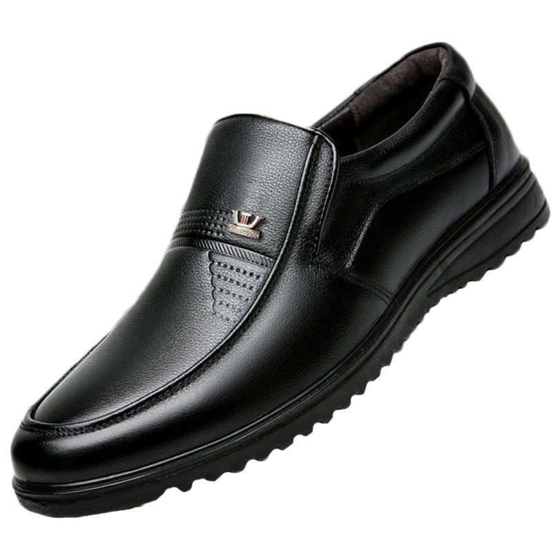 Vyriniai kasdieniai odiniai batai, PU viršus, PU padas, neslidūs, atsparūs vandeniui, kvėpuojantys