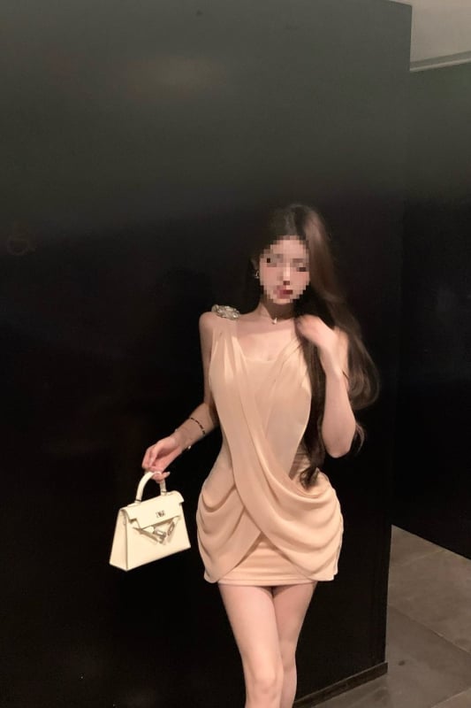 Ženska haljina bez rukava s okruglim izrezom, pletene najlonsko tkanina, uska bodycon mini haljina