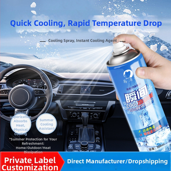 Yi Jie Liang dzesēšanas aerosols automašīnām, sausā ledus aerosols, sporta antiperspirants aerosols, dzesējošā apģērba | Zīmols: Yi Jie Liang; Galvenās tirgus: Japāna, Dienvidkoreja; Licencēta privātās etiķetes